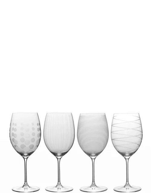 Cheers Red Wine Glasses, Set of