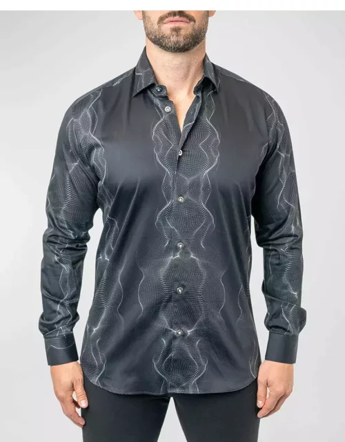Men's Fibonacci Frequency Dress Shirt