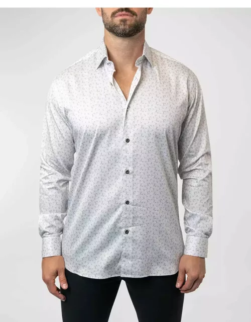 Men's Fibonacci Prism Dress Shirt