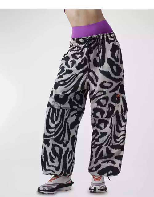 TrueCasuals Printed Woven Track Pant