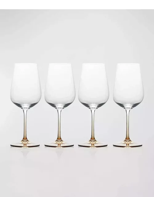 Gianna Ombre White Wine Glasses, Set of