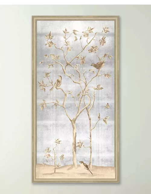 Silver Chinoiserie 1 Giclee