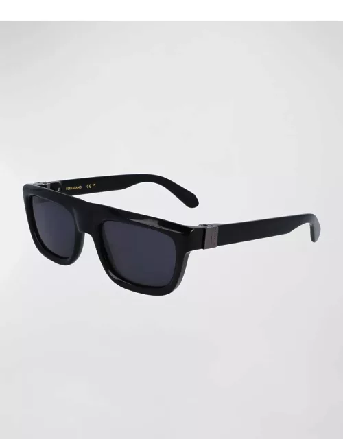 Men's Prisma Acetate Square Sunglasses, 56m