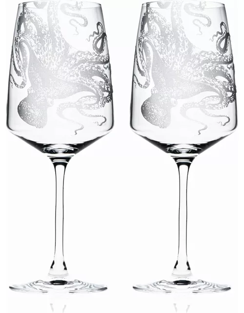 Lucy Red Wine Glasses, Set of