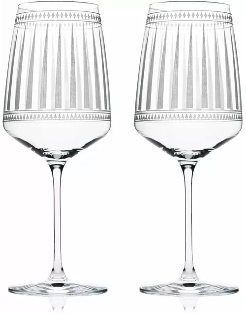 Marrakech White Wine Glasses, Set of