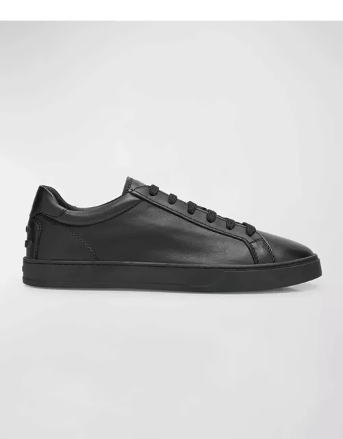 Men's Allacciata Cassetta Leather Low-Top Sneaker