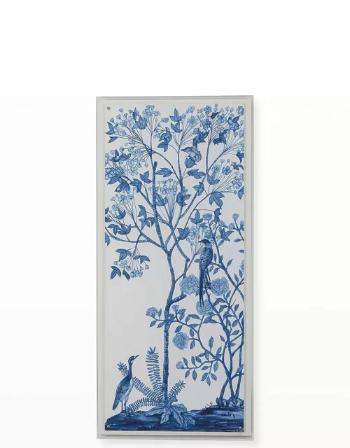 "Traditional Chinoiserie II" Wall Art - 48" x 22"