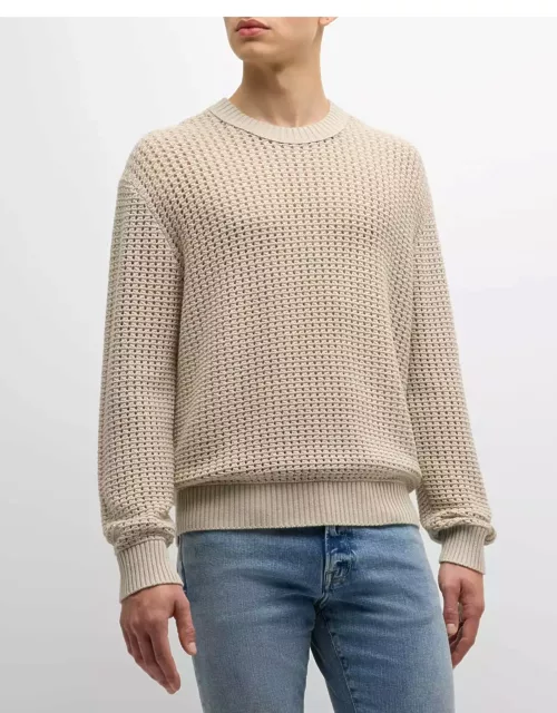 Men's Open Weave Sweater