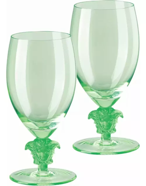 Medusa Lumiere 2 Short Stem White Wine Glasses, Set of Two