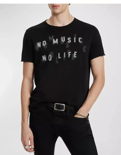 Men's No Music No Life Graphic T-Shirt