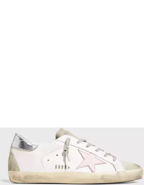 Superstar Mixed Leather Low-Top Sneaker
