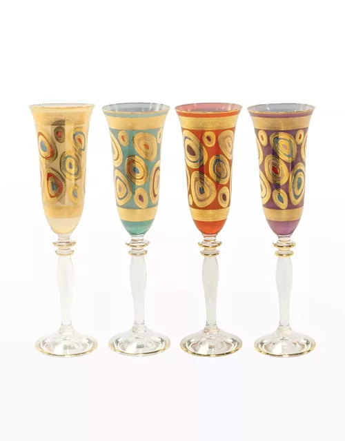 Regalia Assorted Champagne Glasses, Set of