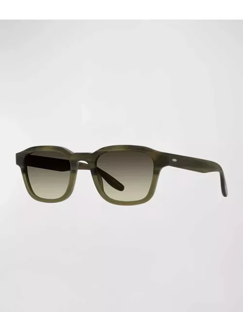 Men's Winton Acetate Square Sunglasse
