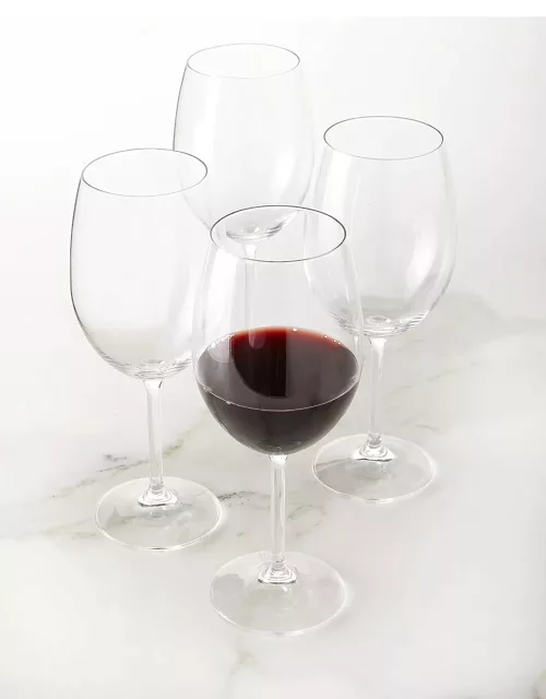 Meridian Stemmed Red Wine Glasses, Set of