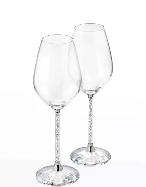 Crystalline Wine Glasses, Set of
