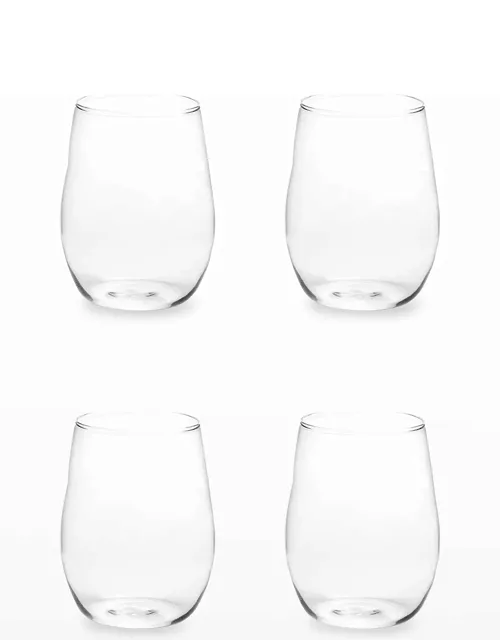Farm To Table Stemless Wine Glasses, Set of