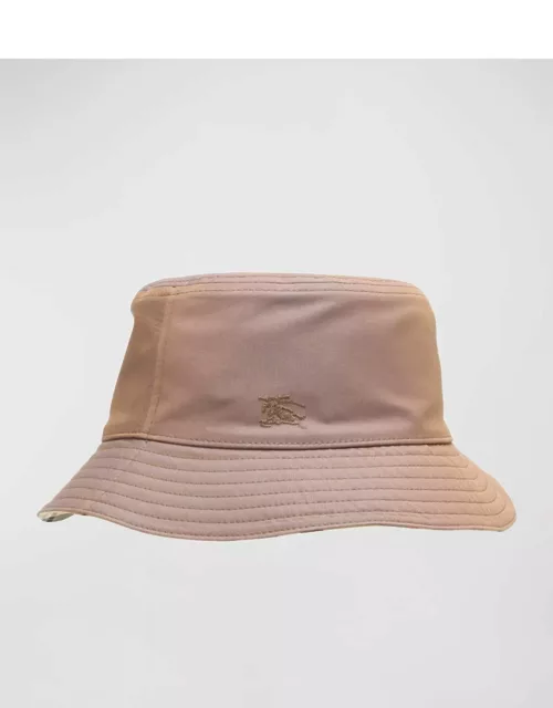 Men's Check-Lined Reversible Bucket Hat
