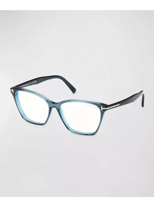 Blue Blocking Acetate Cat-Eye Glasse