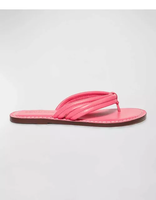 Miami Leather Slide Sandal