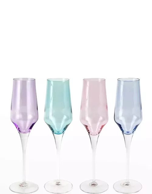 Contessa Assorted Champagne Glasses - Set of