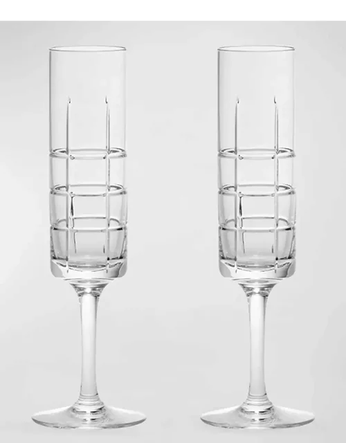 Street Champagne Glasses, Set of