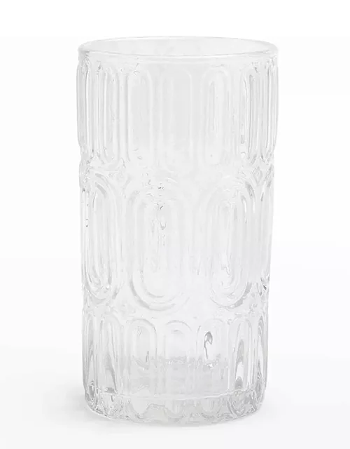 Aaron Clear Highball Glasses, Set of