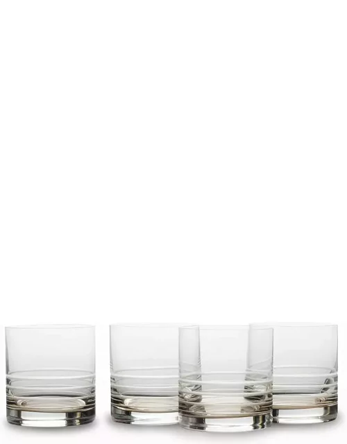 Cal Ombre Double Old Fashion Glasses, Set of