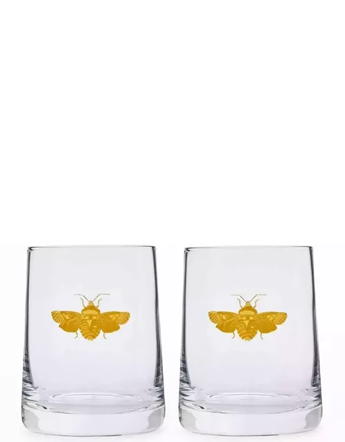 Creatures of Curiosity Double Old-Fashioned Glasses, Set of