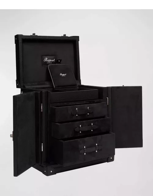 Tuxedo Collection Deluxe Jewelry and Accessory Trunk
