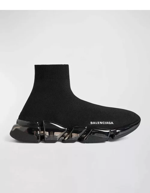 Men's Speed 2.0 Clear-Sole Knit Runner Sneaker