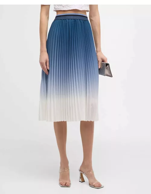 Pleated Ombre Skirt