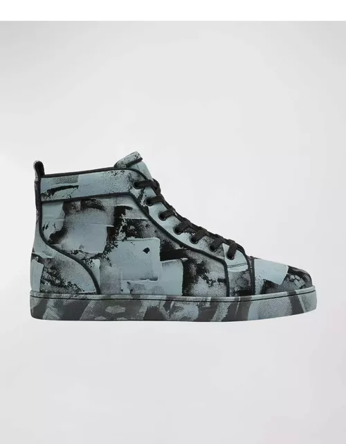Men's Louis Orlato Cracked Paint Sneaker