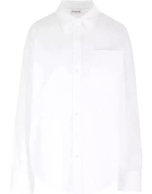 Parosh White Cotton Shirt