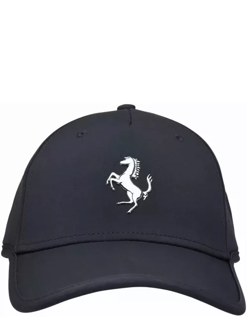 Ferrari Black Nylon Cap