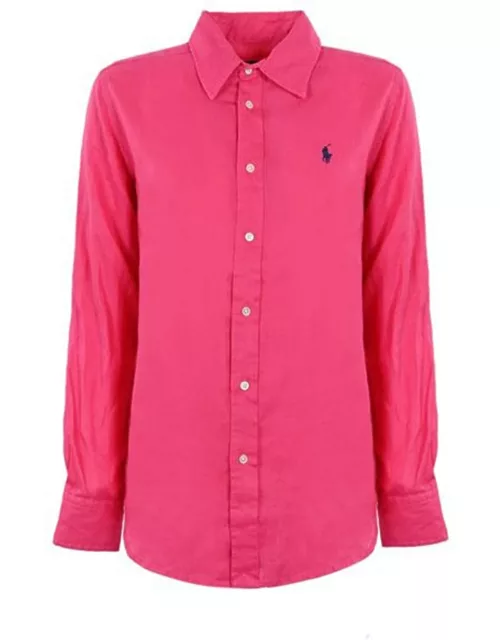 Polo Ralph Lauren Fuchsia Linen Shirt