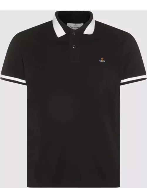 Vivienne Westwood Black And White Cotton Polo Shirt