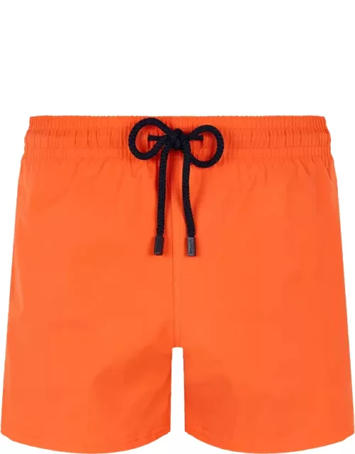 Men Swim Trunks Solid - Swimming Trunk - Man - Orange