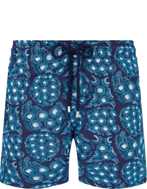 Men Swimwear Embroidered 2015 Inkshell - Limited Edition - Swimming Trunk - Mistral - Blue