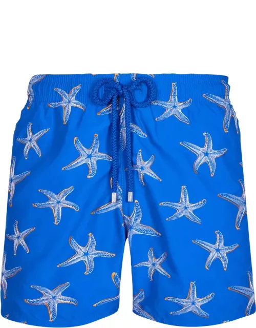 Men Swim Trunks Embroidered 1997 Starlettes - Limited Edition - Swimming Trunk - Mistral - Blue