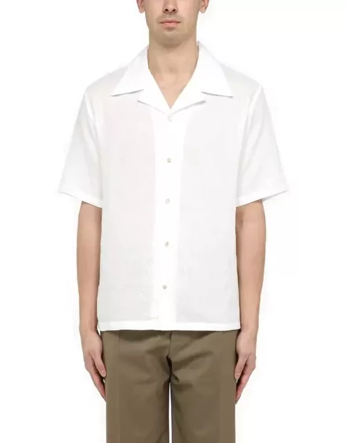 White linen and cotton Dalian shirt