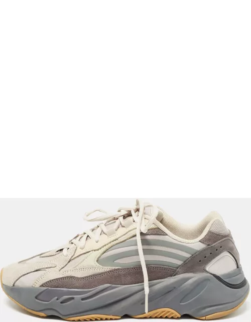 Yeezy x Adidas Tricolor Suede and Mesh Boost 700 Inertia Sneaker