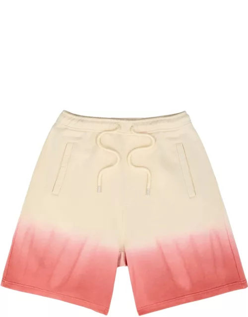 Lanvin Dégradé Cotton Shorts - Cream