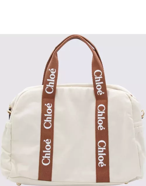 Chloé Beige Cotton Tote Bag