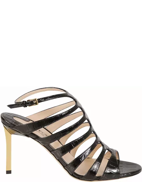 Tom Ford Glossy Stamped Sandal