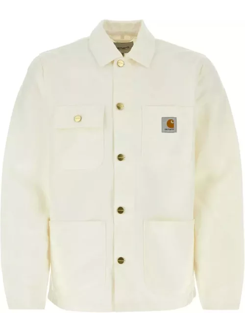 Carhartt White Cotton Detroit Jacket
