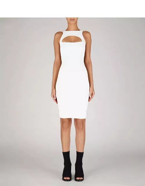 Dsquared2 White Dress With Cut-out
