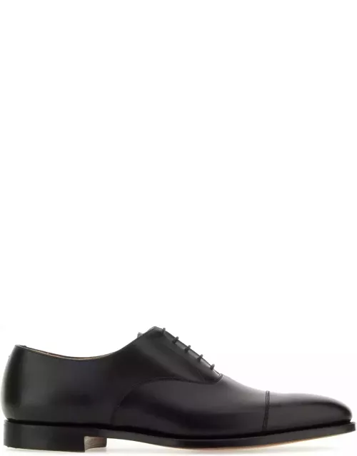 Crockett & Jones Black Leather Hallam Lace-up Shoe