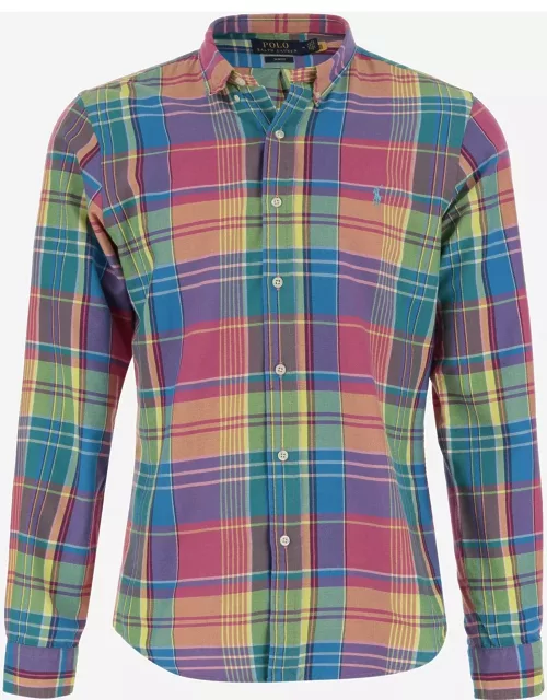 Ralph Lauren Cotton Shirt With Check Pattern