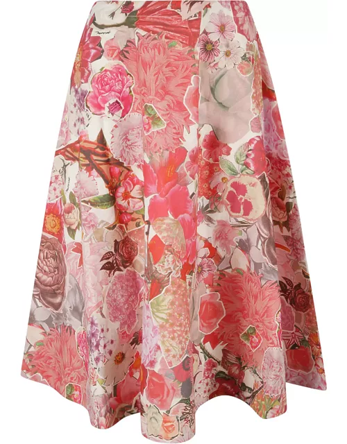 Marni Flower Print Skirt