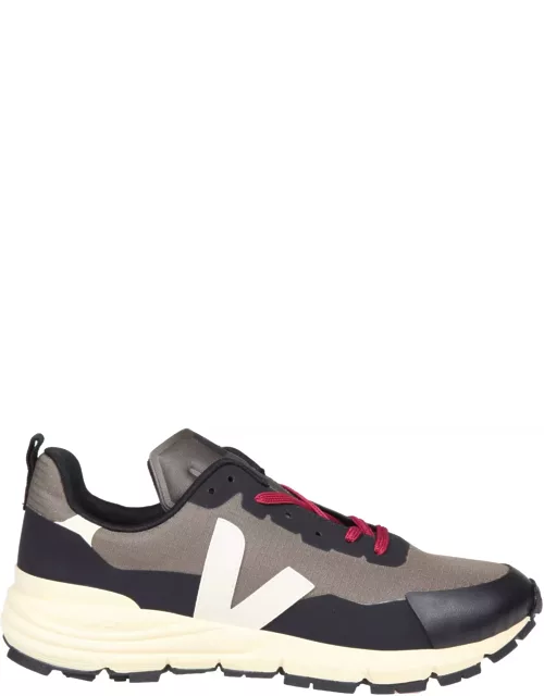 Veja Dekkan Sneakers In Khaki Color Fabric